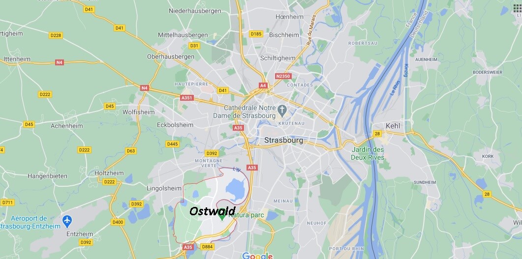 Où se situe Ostwald (67540)