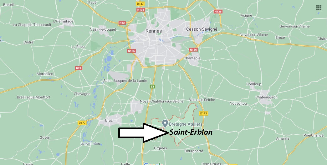 Où se situe Saint-Erblon (35230)