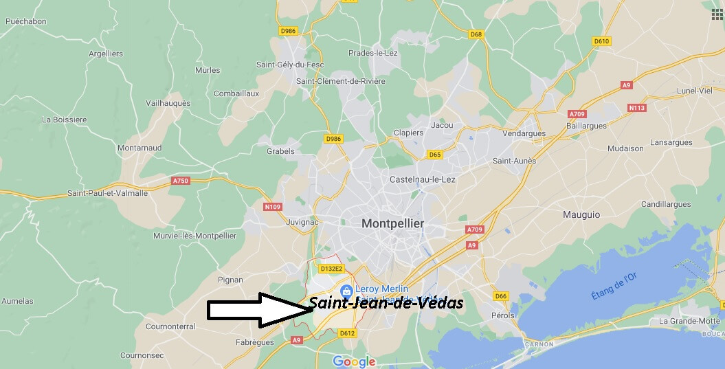 Où se situe Saint-Jean-de-Védas (34430)