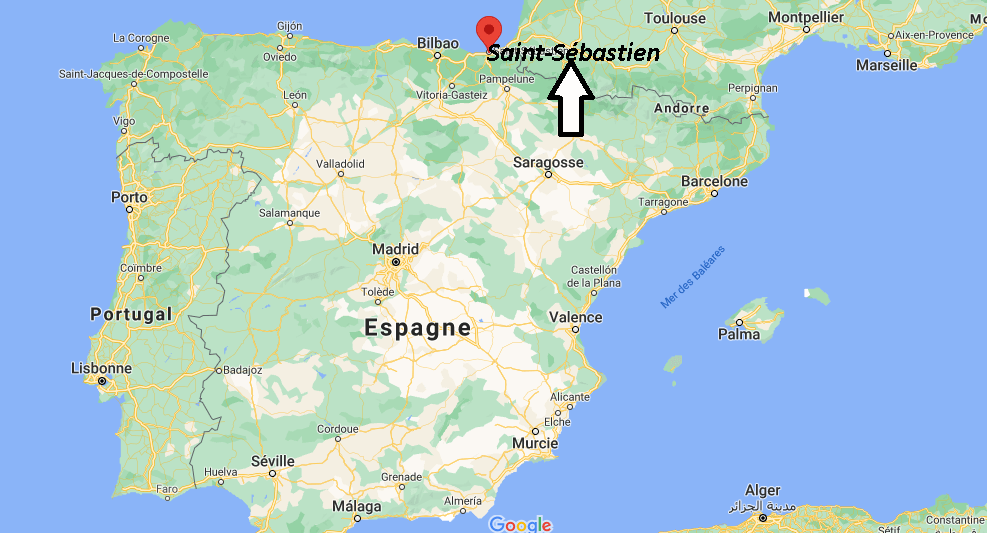 Où se situe Saint-Sébastien