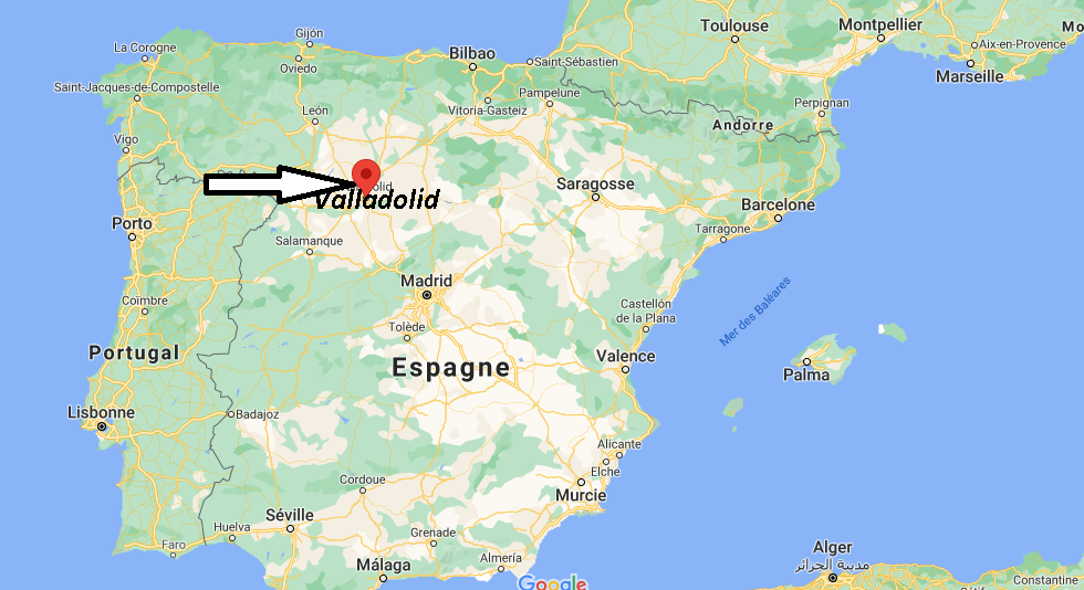 Où se situe Valladolid