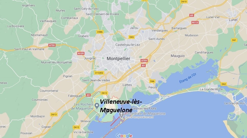 Où se situe Villeneuve-lès-Maguelone (34337)