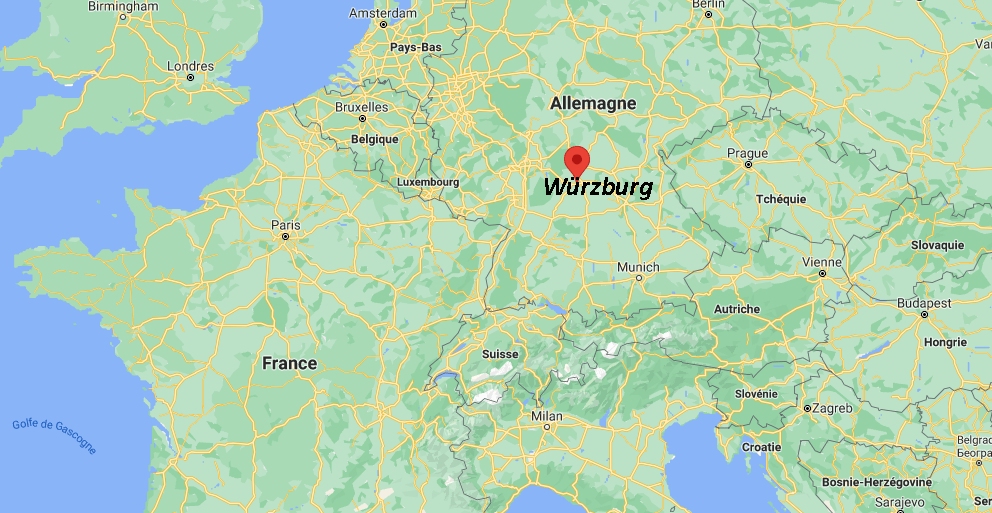 Où se situe Würzburg