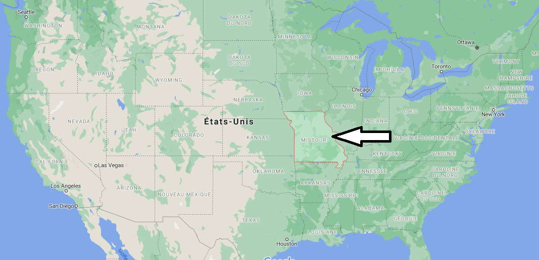 Où se situe le Missouri