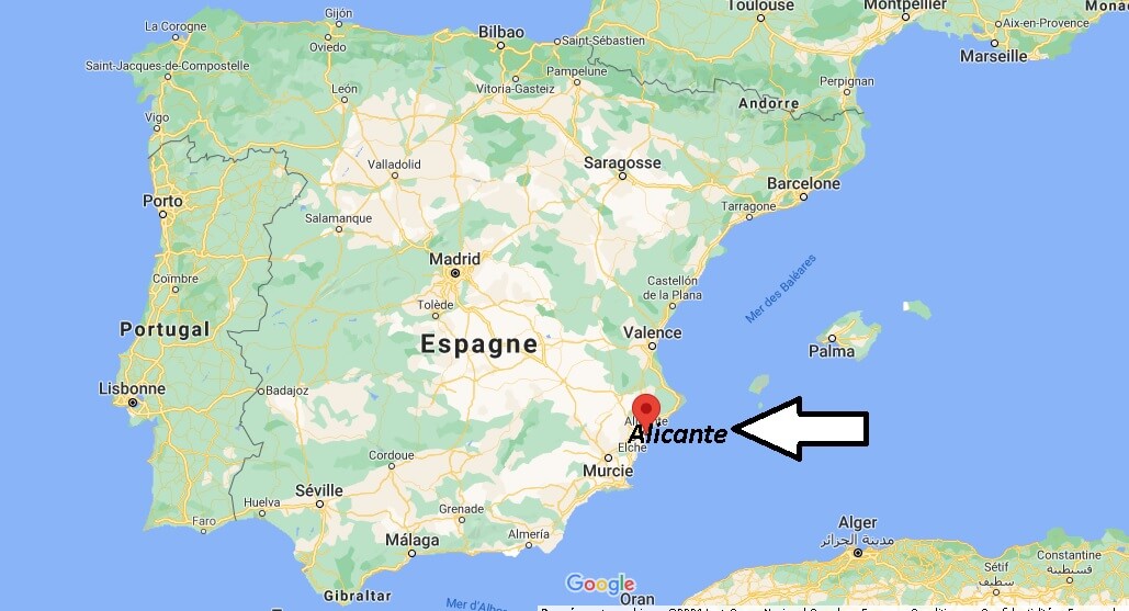 Où se trouve Alicante