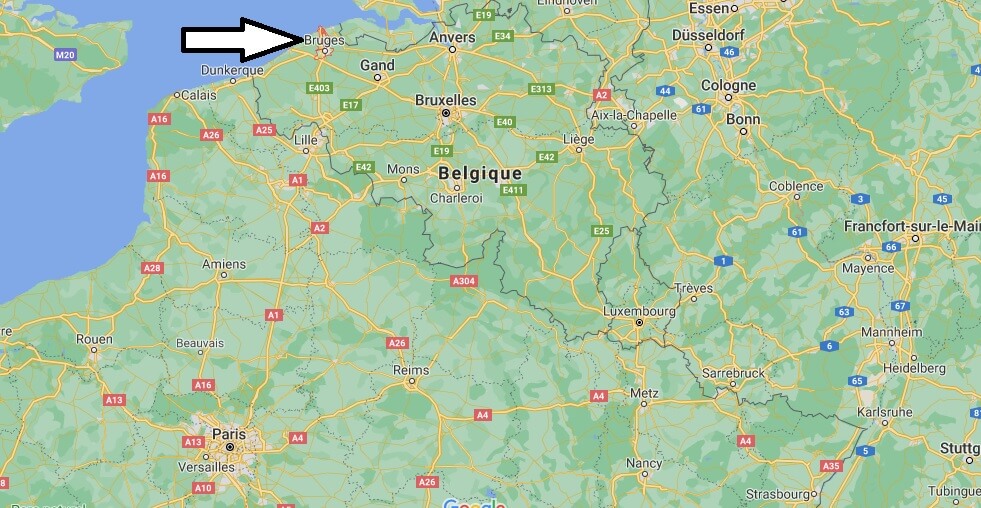 Où se trouve Bruges