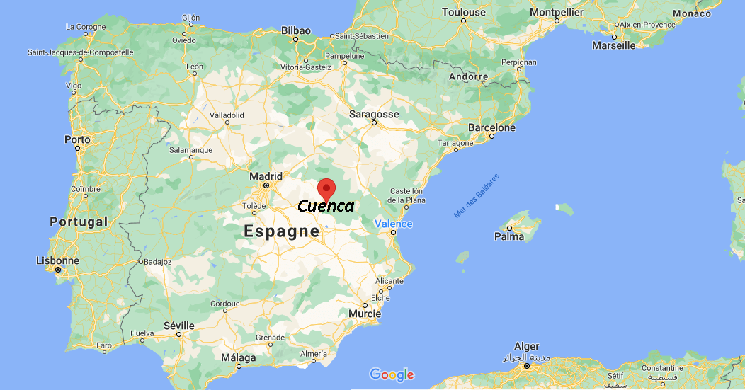 Où se trouve Cuenca sur la carte