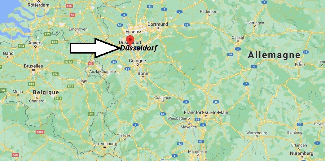 Où se trouve Düsseldorf