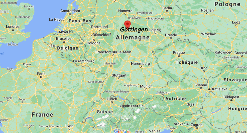 Où se trouve Göttingen sur la carte