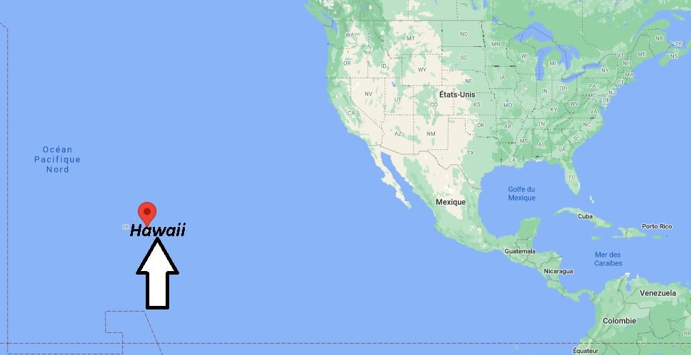 Où se trouve Hawaii