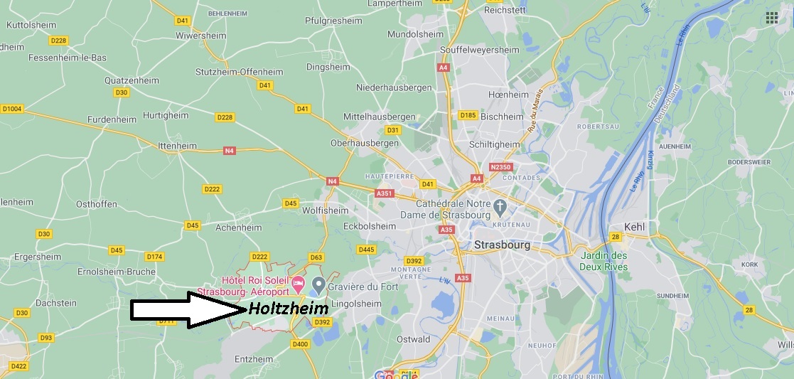 Où se trouve Holtzheim