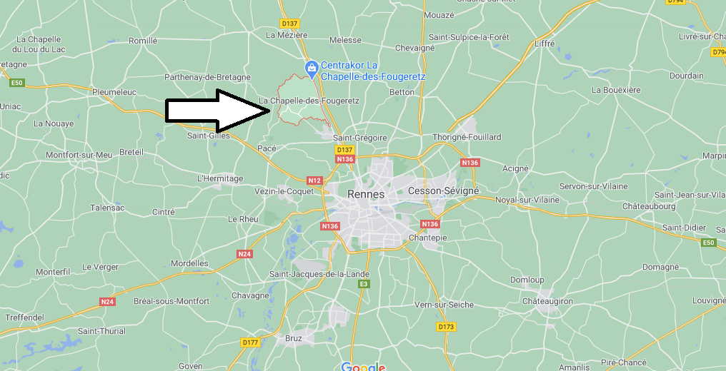 Où se trouve La Chapelle-des-Fougeretz