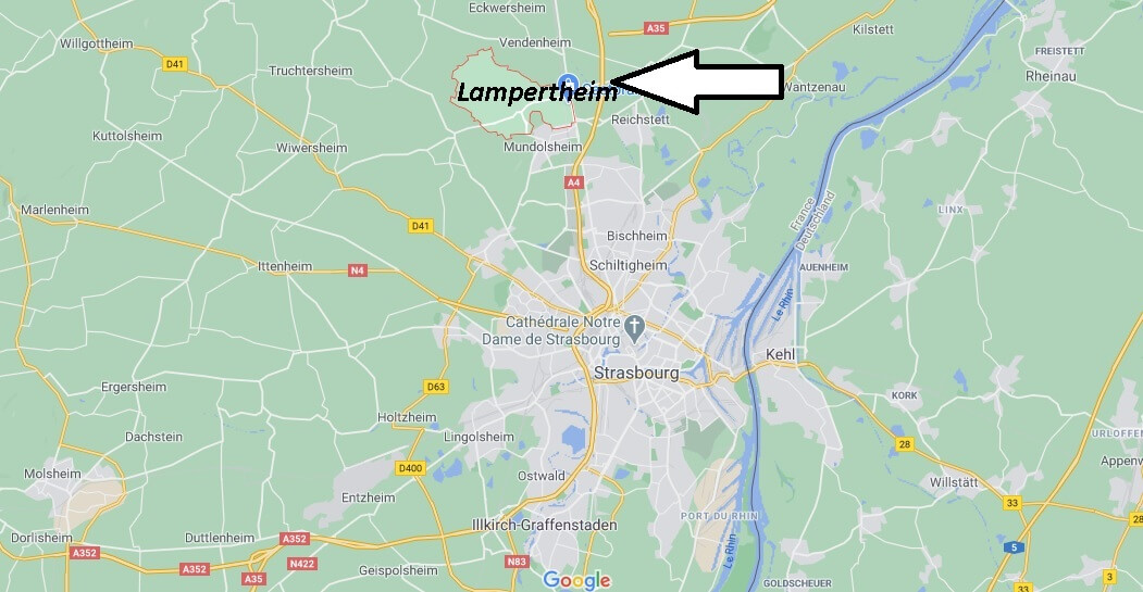 Où se trouve Lampertheim