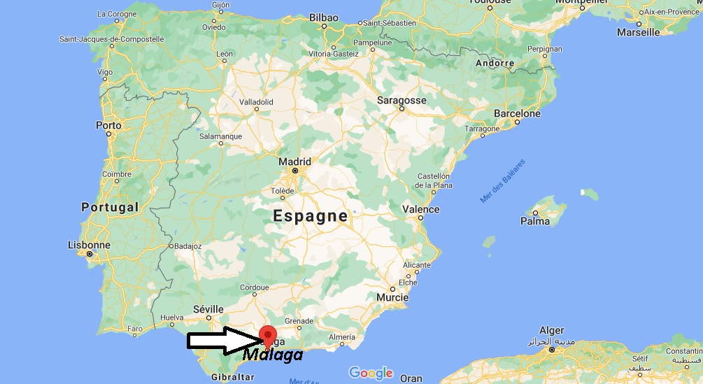 Où se trouve Malaga
