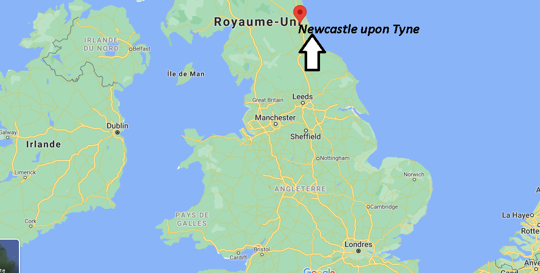 Où se trouve Newcastle upon Tyne
