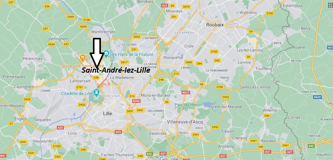 Où se trouve Saint-André-lez-Lille
