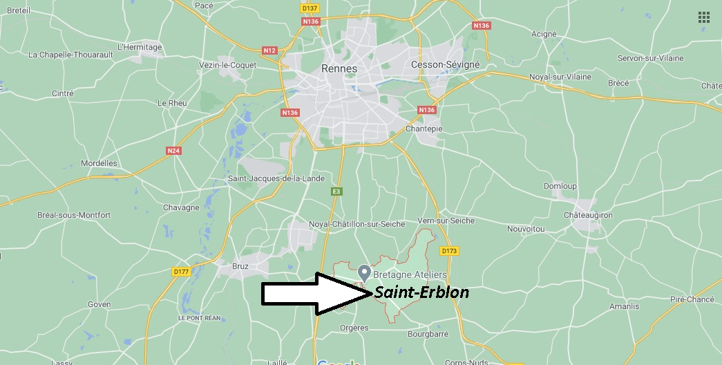 Où se trouve Saint-Erblon