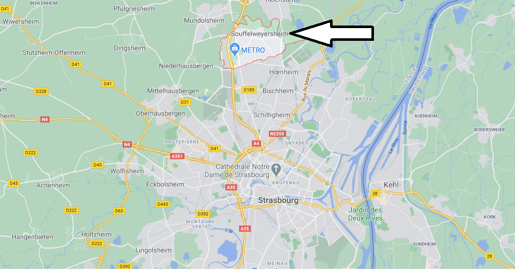 Où se trouve Souffelweyersheim