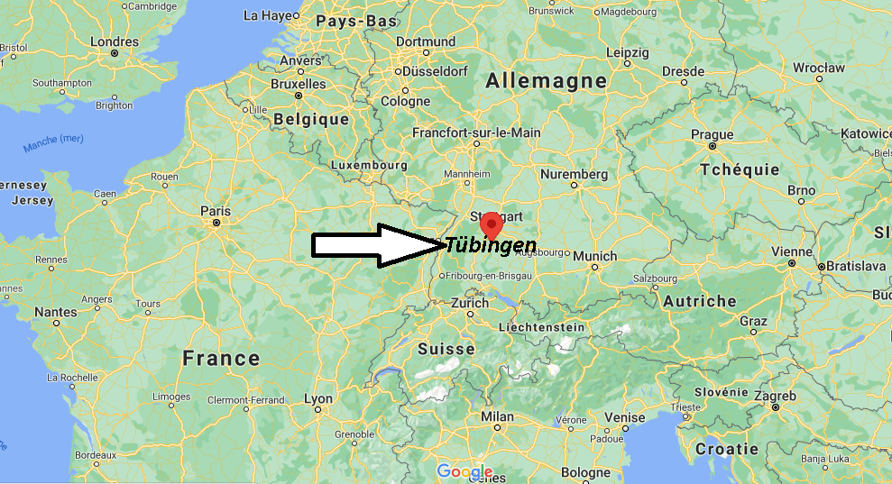 Où se trouve Tübingen