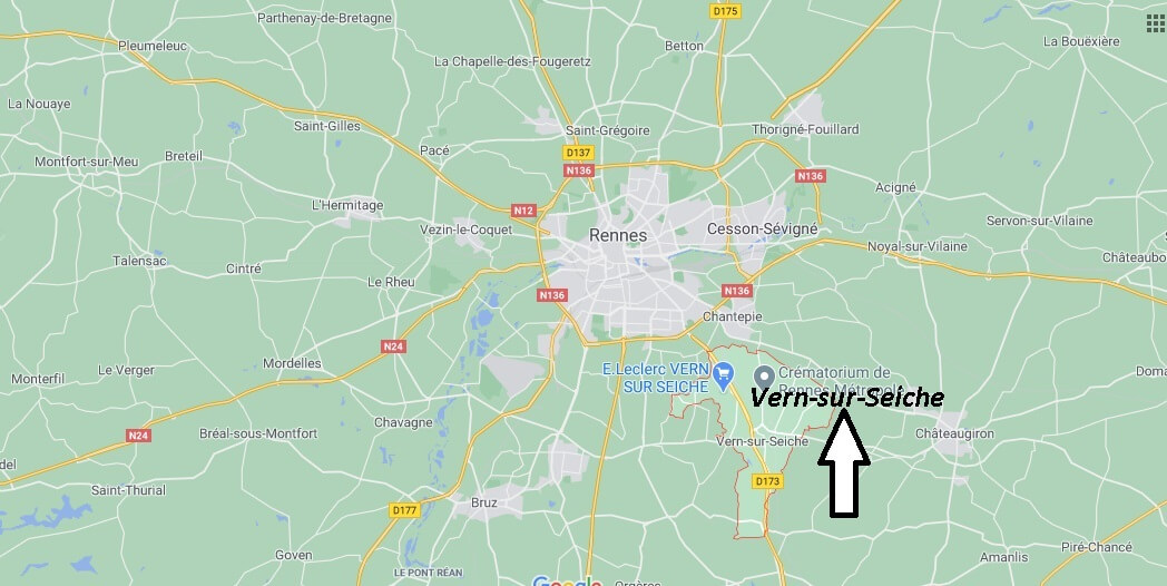 Où se trouve Vern-sur-Seiche