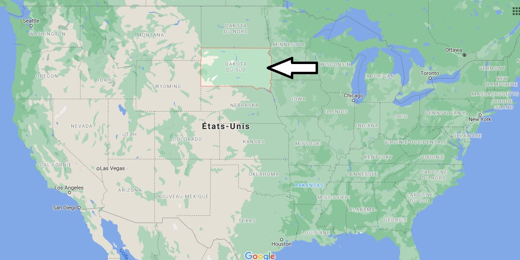 Où se trouve le Dakota du Sud