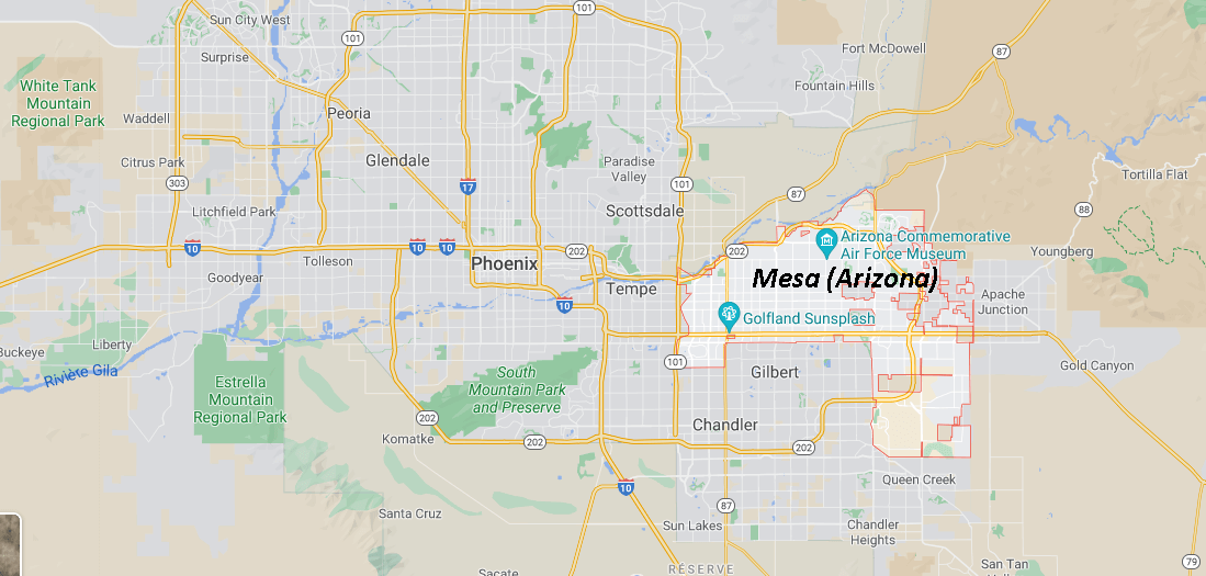 Quelle est la capitale de Mesa (Arizona)