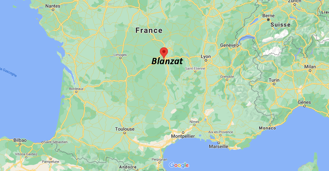 Dans quelle région se trouve Blanzat