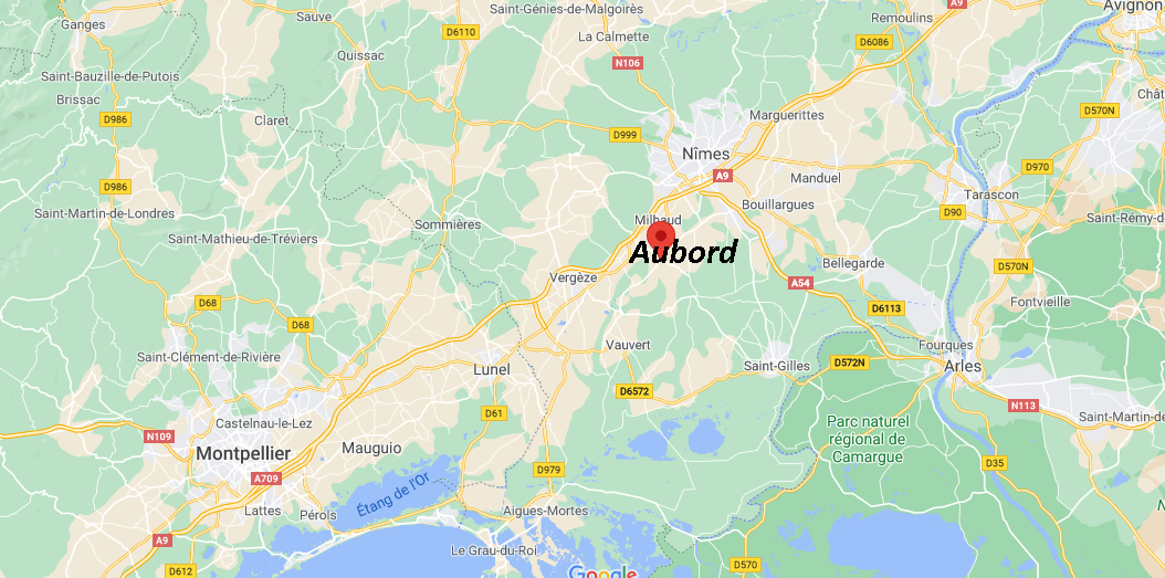 Où se situe Aubord (Code postal 30620)