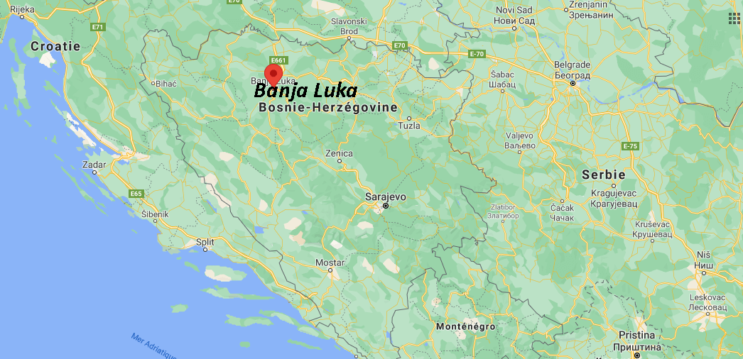Où se situe Banja Luka