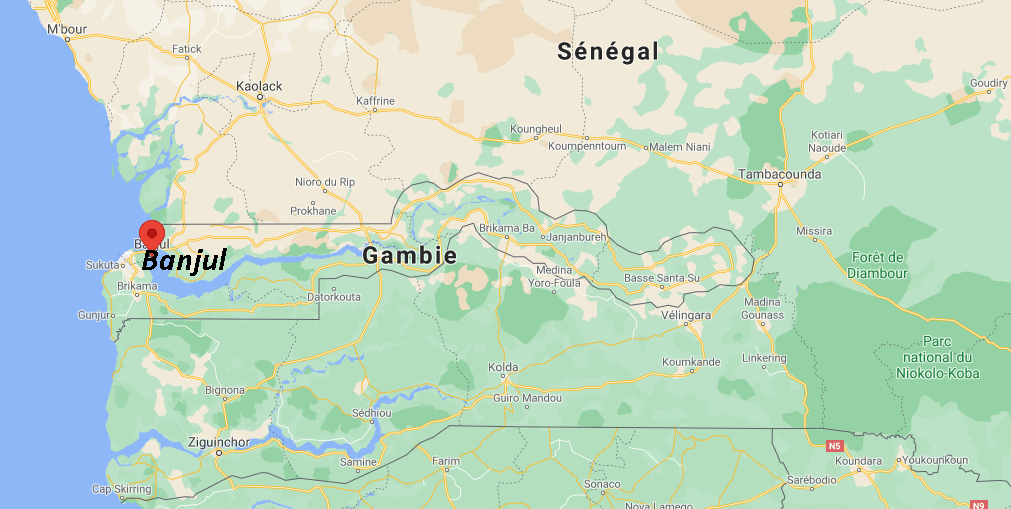 Où se situe Banjul