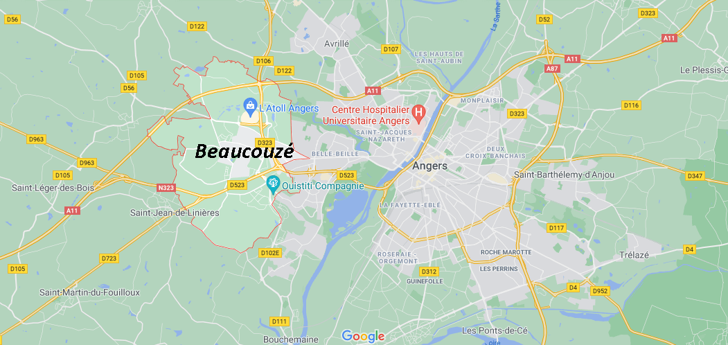 Où se situe Beaucouzé (49070)
