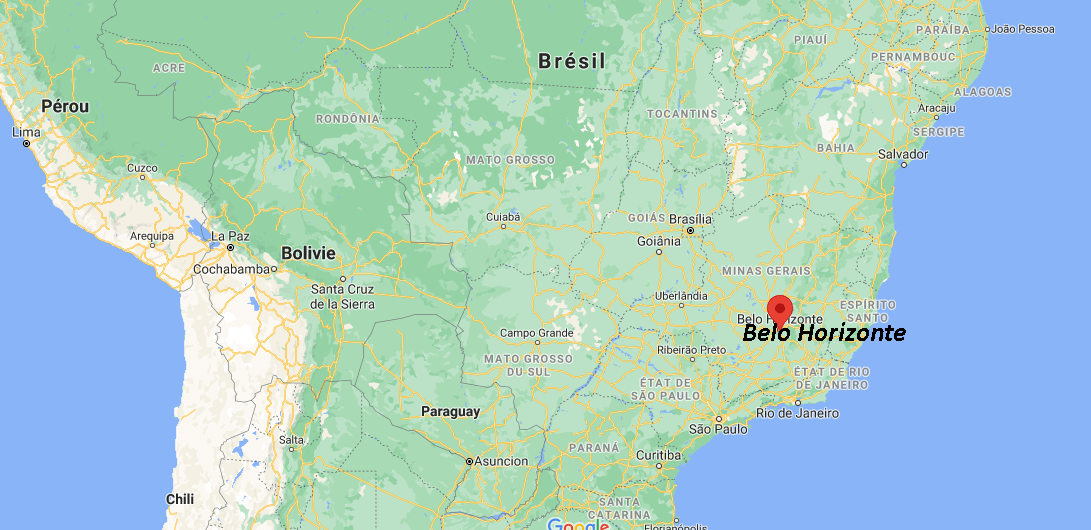 Où se situe Belo Horizonte