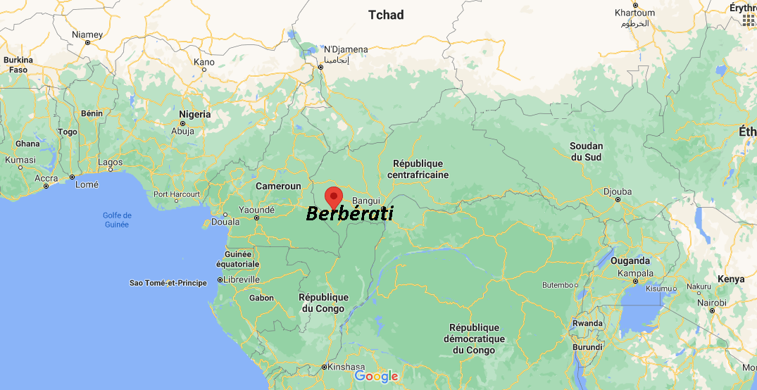 Où se situe Berbérati