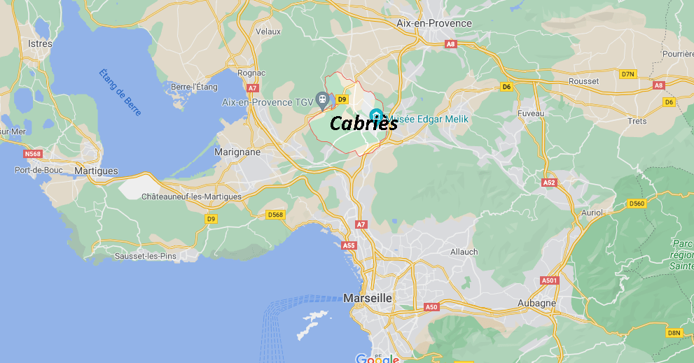 Où se situe Cabriès (Code postal 13480)