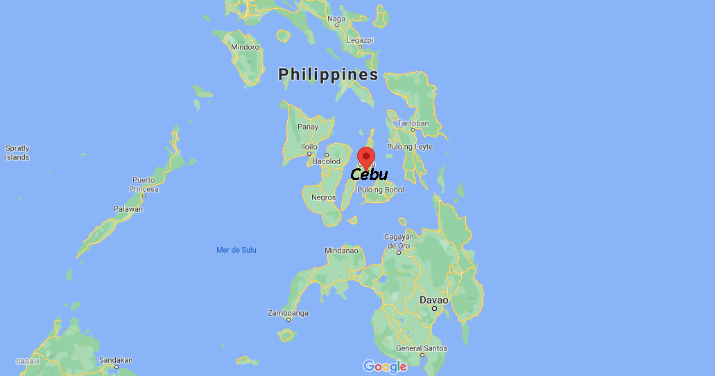 Où se situe Cebu