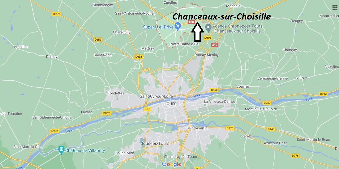 Où se situe Chanceaux-sur-Choisille (Code postal 37390)