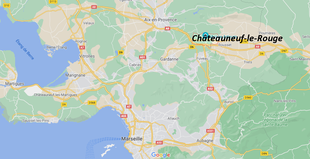 Où se situe Châteauneuf-le-Rouge (Code postal 13790)