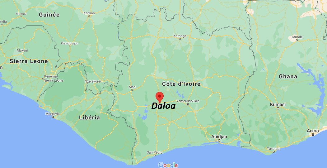 Où se situe Daloa