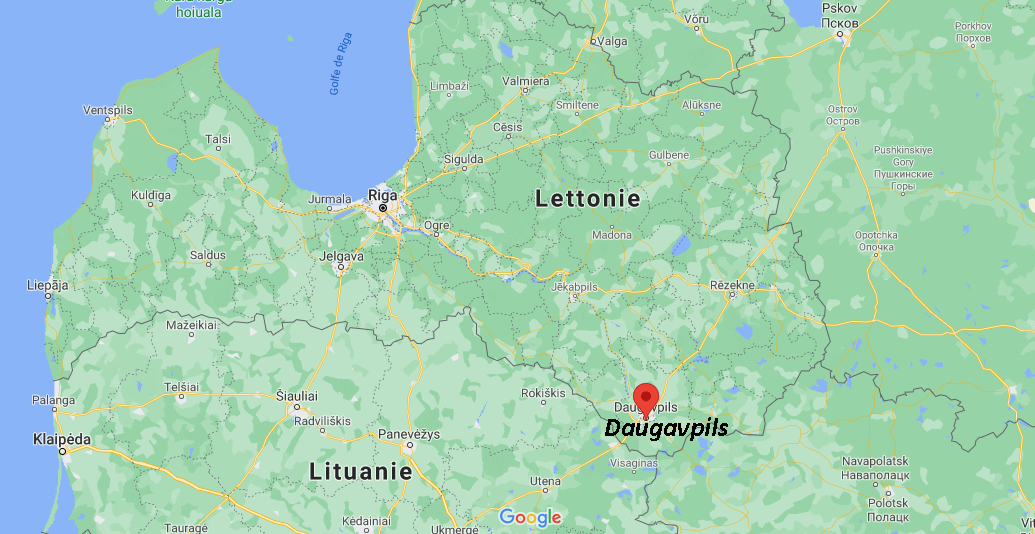 Où se situe Daugavpils