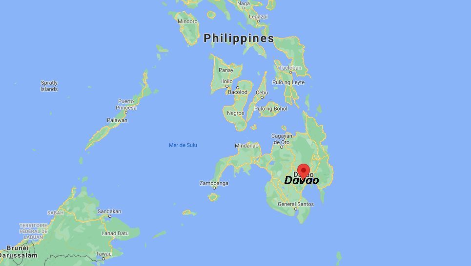 Où se situe Davao
