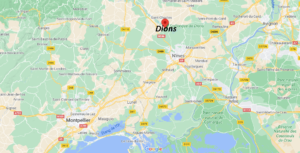 Où se situe Dions (Code postal 30190)
