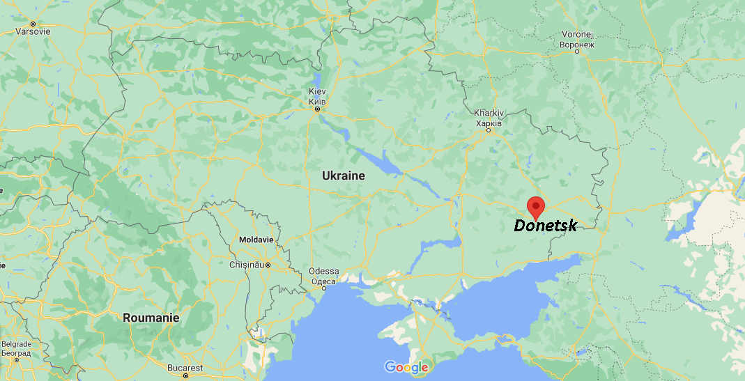 Où se situe Donetsk