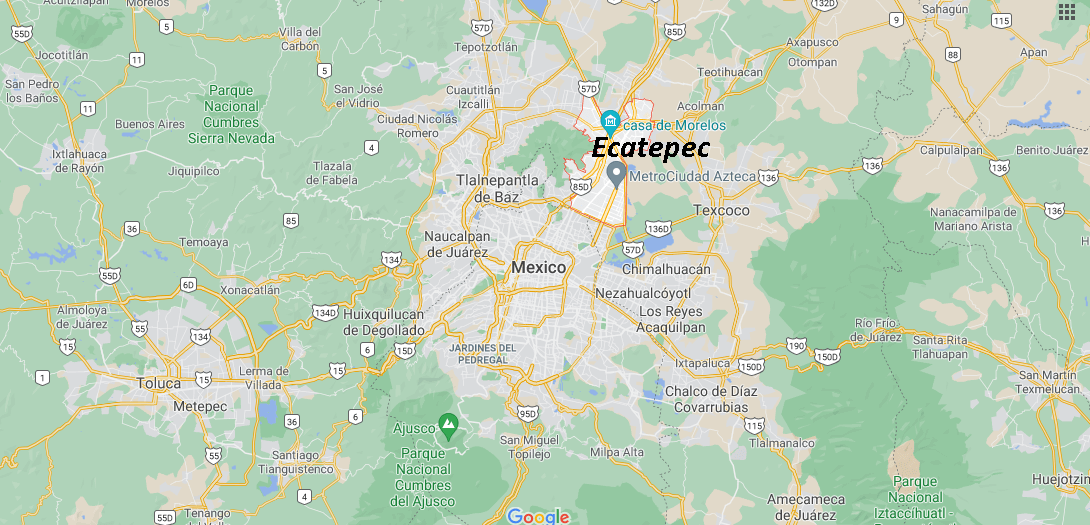 Où se situe Ecatepec