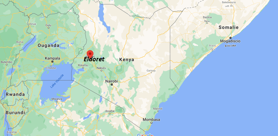 Où se situe Eldoret