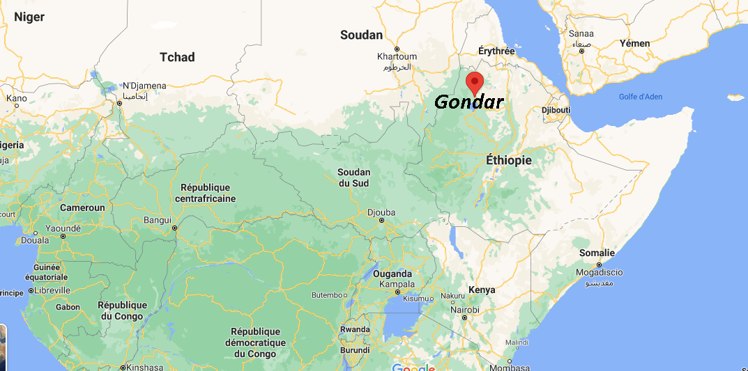 Où se situe Gondar
