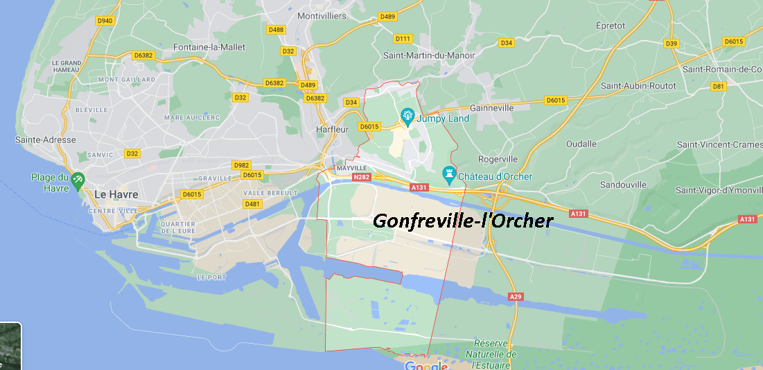 Où se situe Gonfreville-l-Orcher (76700)