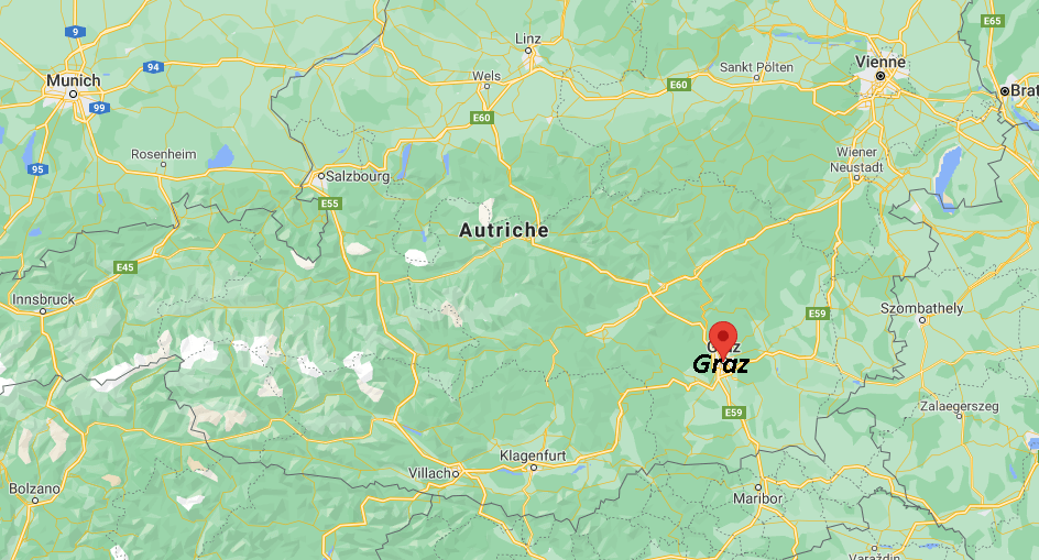 Où se situe Graz
