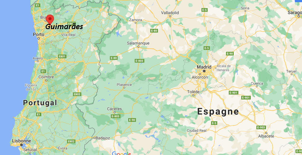 Où se situe Guimarães
