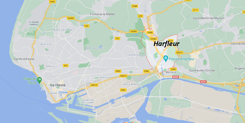 Où se situe Harfleur (76700)