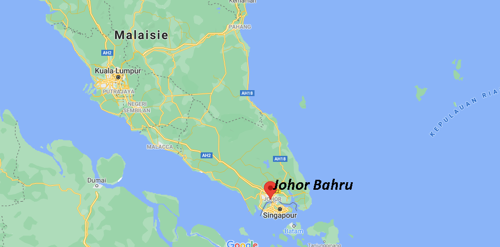 Où se situe Johor Bahru